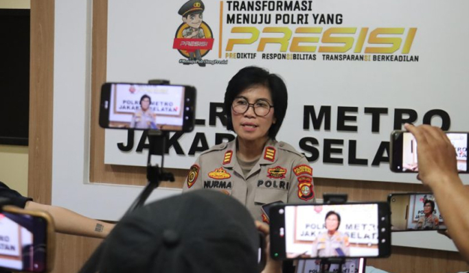 Kasi Humas Polres Metro Jakarta Selatan, AKP Nurma Dewi saat dikonfirmasi. (Foto: PMJ News)