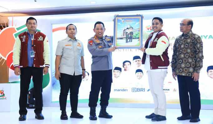 Kapolri Jenderal Listyo Sigit Prabowo saat menghadiri Seminar Kebangsaan Tanwir I Pemuda Muhammadiyah. (Foto: PMJ News)