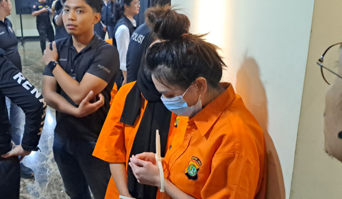 Polda Metro Jaya menangkap seorang influencer kecantikan. (Foto: PMJ News/Fajar)