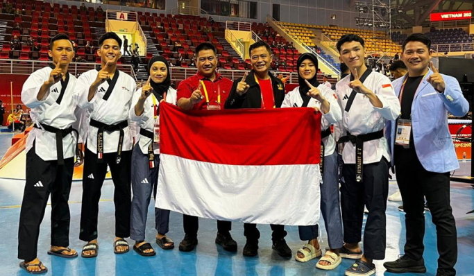 Tim Taekwondo Garuda Bhayangkara Presisi. (Foto: PMJ News)