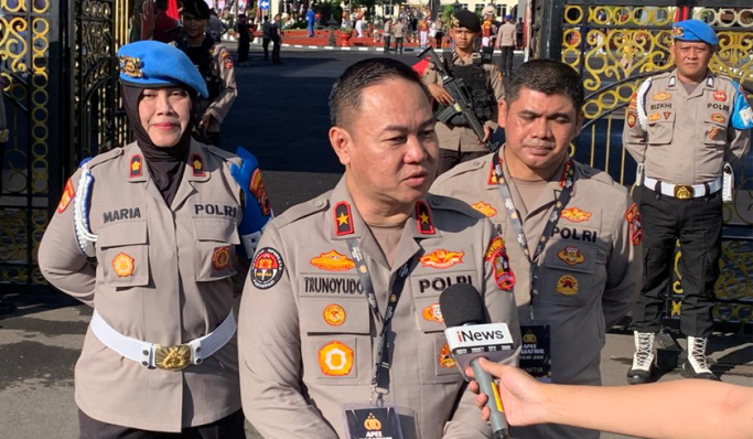 Kepala Biro Penerangan Masyarakat Divisi Humas Polri, Brigjen Pol Trunoyudo Wisnu Andiko saat memberikan keterangan pers. (Foto: PMJ News)