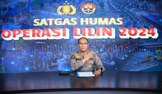 Juru Bicara Operasi Lilin 2024, Kombes Pol Syamsu Ridwan saat konferensi pers. (Foto: PMJ News)