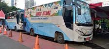 Pelayanan bus Samsat Keliling di Jakarta. (Foto: PMJ News/ Fajar)