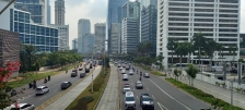 Perkantoran yang berada di sepanjang jalan protokol DKI Jakarta. (Foto : PMJ News/Gtg). 