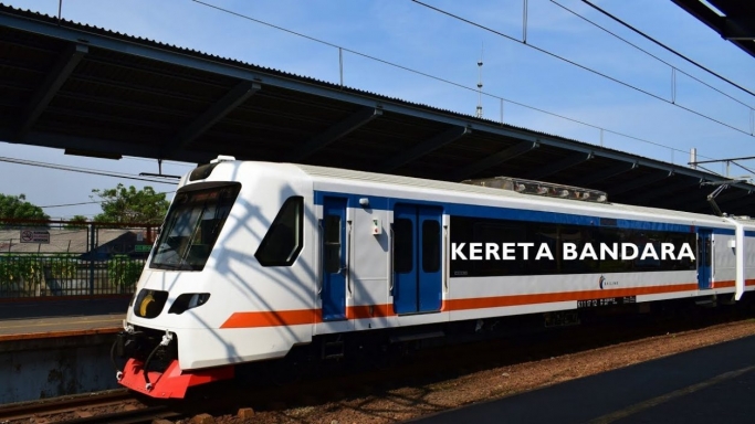 Kereta Bandara Soekarno Hatta. (Foto: PMJ News/Instagram).