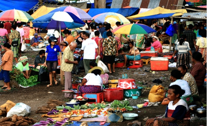 pasar tradisional. (Foto: Istimewa)