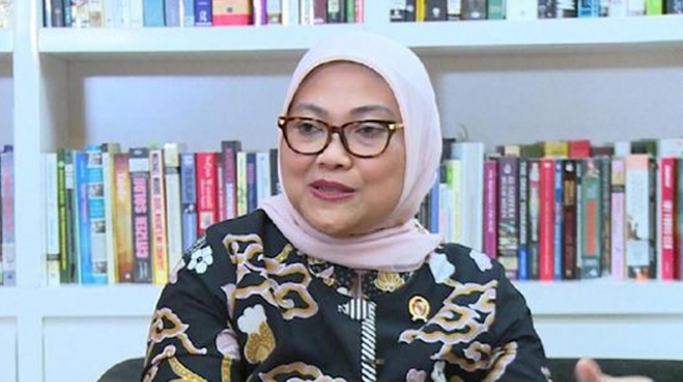 Menteri Ketenagakerjaan, Ida Fauziyah saat memberikan keterangan. (Foto: PMJ News/Instagram).